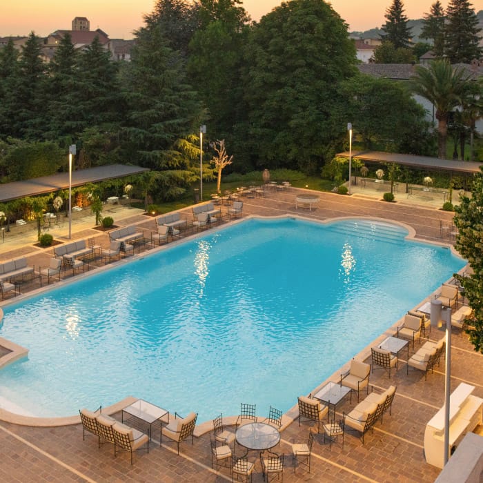 La piscina di Villa Orsini