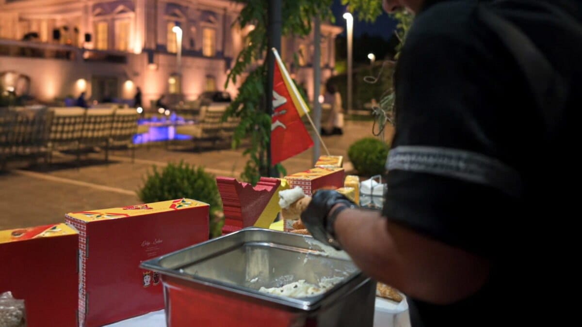 L’angolo del cannolo siciliano a Villa Orsini